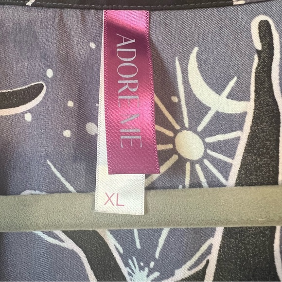 Adore Me via Victoria's Secret Black Cat Sammi PJ Set Size XL - Picture 4 of 10